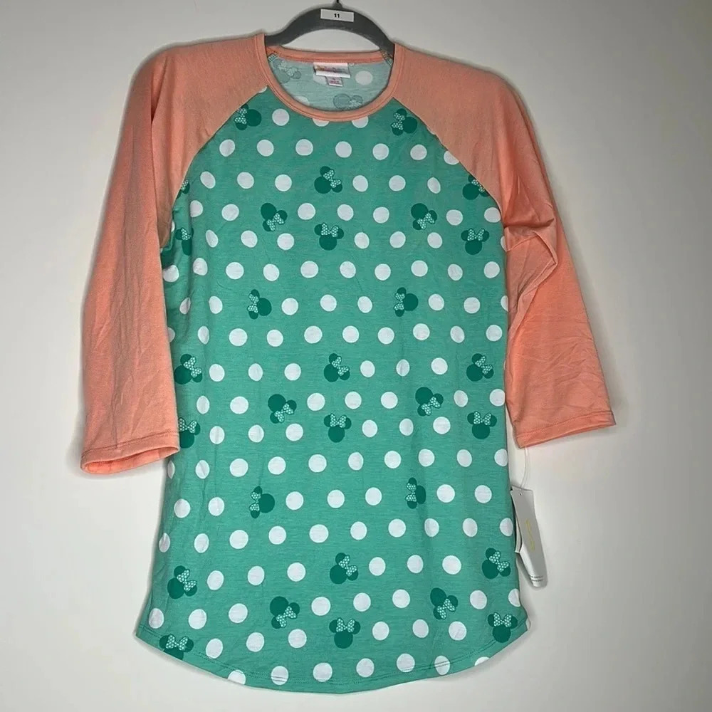 LuLaRoe women’s top | randy baseball special edition Minnie Mouse Disney tee | S
